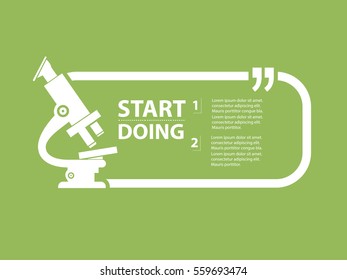 Microscope design,clean vector