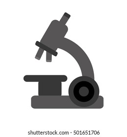 microscope device isolated icon vector illustration design