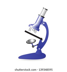 Microscope device, isolated illustration
