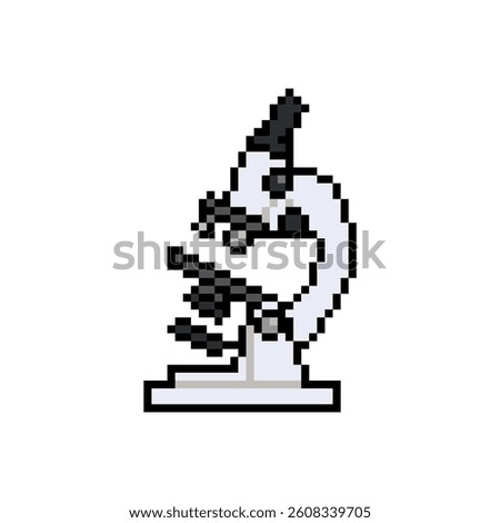 microscope draw icon pixel art