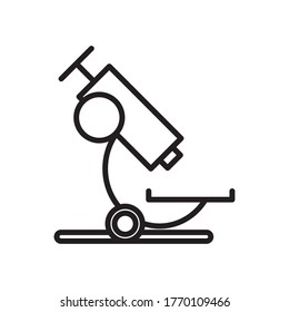 microscope education supply isolated icon vector illustration design
