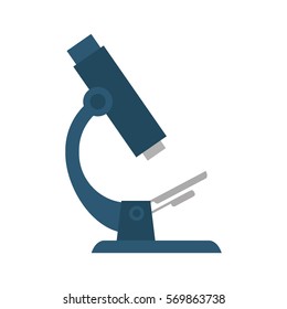 Microscope Equipment Health Laboratory Vector Illustration Stock Vector ...