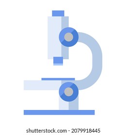 microscope flat clipart vector illustration