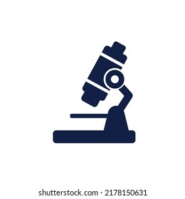 microscope glyph icon design vector image