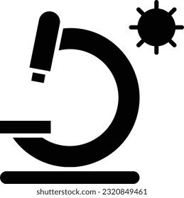 icono de búsqueda de lavado de manos en microscopio para descargar