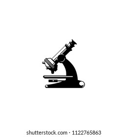 Microscope histology microbiology medicine vector illustration symbol icon pictogram template