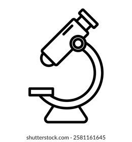 Microscope Icon Art design illustration