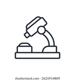 microscope icon collection .design style with background