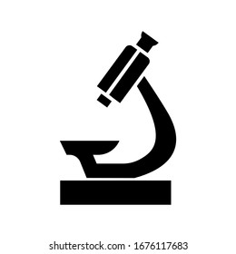 microscope icon collection, trendy style