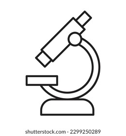 Microscope Icon Design For Personl And Commercial Use