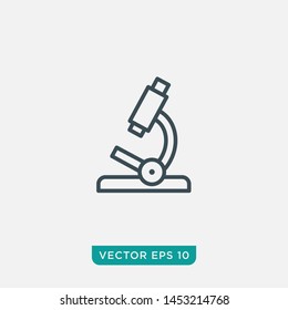 Microscope Icon Design, Vector EPS10