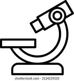 Microscope Icon, Education Icon, School Sign and Symbols. Suitable use for web app and pattern design.