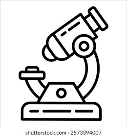 Microscope Icon Element For Design