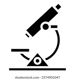 Microscope Icon Element For Design