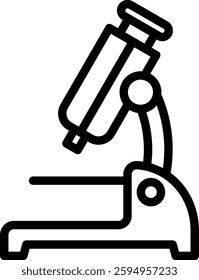 Microscope Icon Element For Design