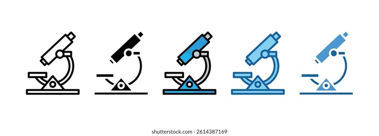 Microscope Icon Element For Design