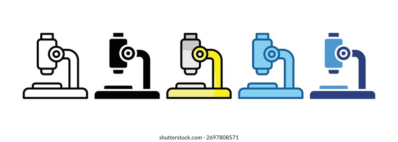 Elemento De Ícone De Microscópio Para Design
