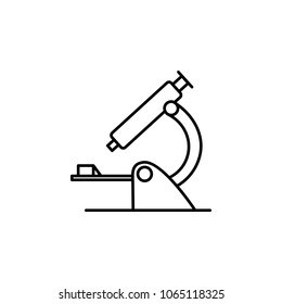 microscope icon. Element of medicine for mobile concept and web apps. Thin line  icon for website design and development, app development. Premium icon on white background