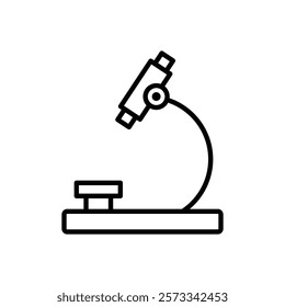 Microscope Icon Flat fill set collection