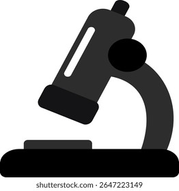 Microscope icon is a fundamental tool in scientific research for new discoveries and in education to observe cells, fungi, micro bacteria etc.