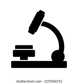 microscope icon with glyph style