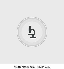 microscope  icon illustration isolated vector sign symbol