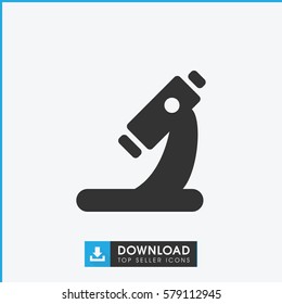 microscope icon illustration isolated vector sign symbol