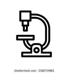 microscope icon illustration vector graphic