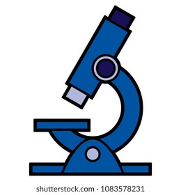 Microscope Icon Isolated On White Background