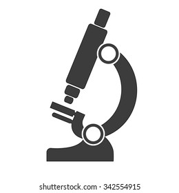 microscope icon  isolated on a white background