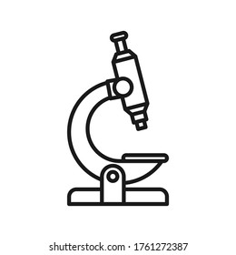 microscope icon. isolated sign symbol