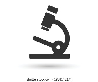 microscope icon. isolated sign symbol