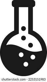 Microscope icon. Laboratory equipment symbol. Flat design style eps 10