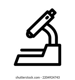 microscope icon or logo isolated sign symbol vector illustration - high quality black style vector icons
