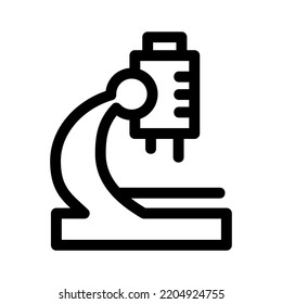 microscope icon or logo isolated sign symbol vector illustration - high quality black style vector icons
