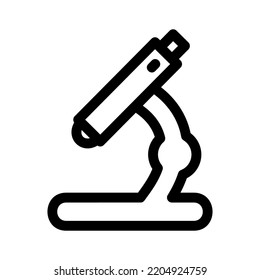 microscope icon or logo isolated sign symbol vector illustration - high quality black style vector icons
