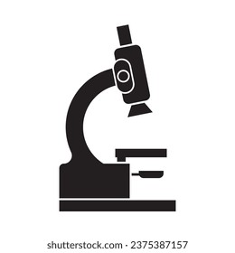 microscope icon logo vector design template