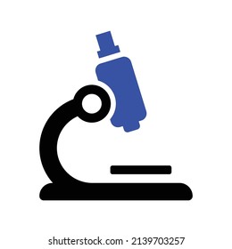 Microscope icon .Medical Vector Icon. Flat Design Medicine and Health Care.