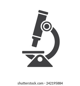 Microscope icon, modern flat icon - Shutterstock ID 242195884