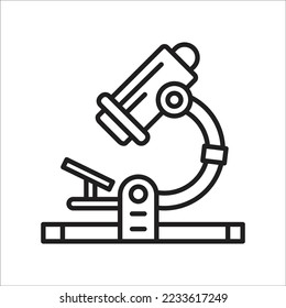 Microscope icon. Pharmacy and science vector illustration - Eps 10