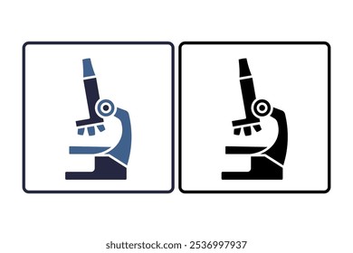 Ícone de microscópio. Relacionado com biologic. adequado para web site, app, interfaces de usuário.