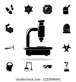 microscope icon. The science icons universal set for web and mobile