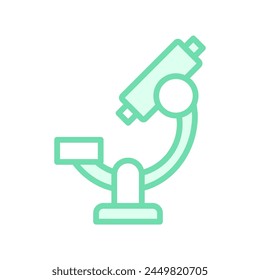 Microscope icon, science, laboratory, magnification, research, editable vector, pixel perfect, illustrator ai file