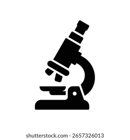 Icono del microscopio para la investigación científica en el laboratorio