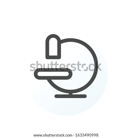 Microscope icon. Science symbol modern, simple, vector, icon for website design, mobile app, ui. Vector Illustration