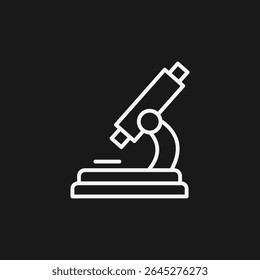 Ícone De Microscópio Pesquisa Científica, Biologia, Laboratório E Ferramenta De Ampliação