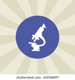 microscope icon. sign design. background