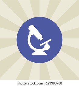 microscope icon. sign design. background