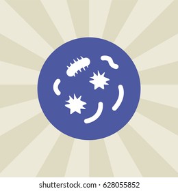 microscope icon. sign design. background