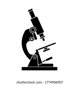 Microscope icon. Microscope sign and symbol vector design. Vector illustration.